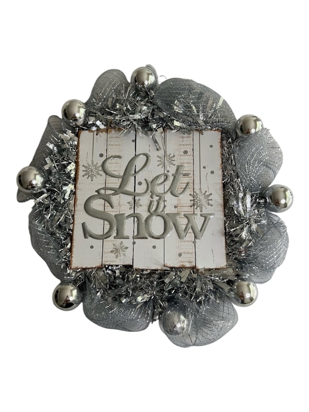 Let it Snow Wreath